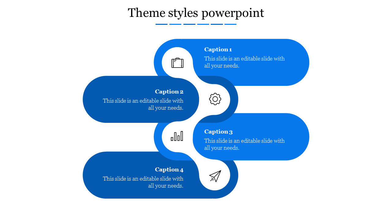 theme styles powerpoint-Blue